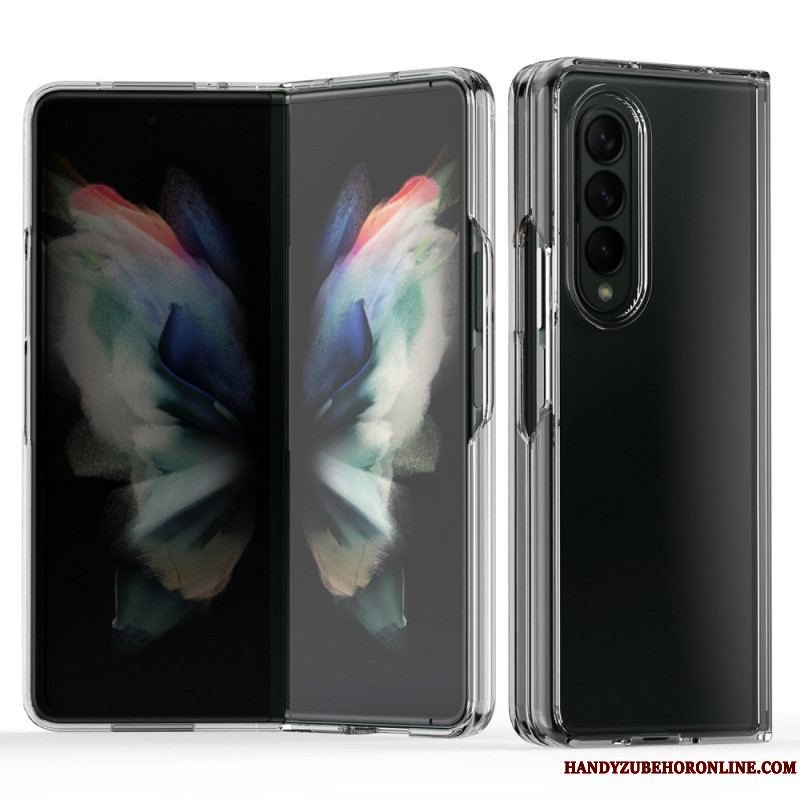 Cover Samsung Galaxy Z Fold 3 5G Gennemsigtige Farvede Kanter