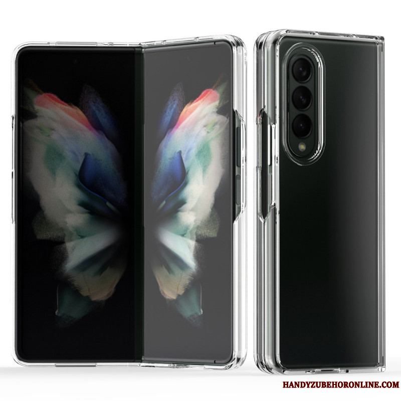 Cover Samsung Galaxy Z Fold 3 5G Gennemsigtige Farvede Kanter