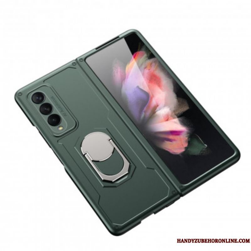 Cover Samsung Galaxy Z Fold 3 5G Hybrid Med Ring-support Gkk