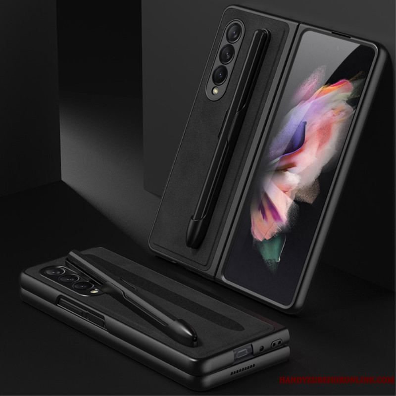 Cover Samsung Galaxy Z Fold 3 5G Stylusholder I Lædereffekt Gkk