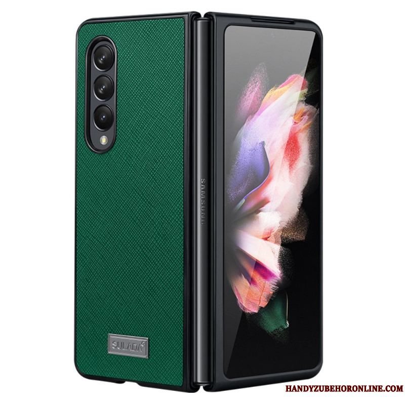 Cover Samsung Galaxy Z Fold 3 5G Sulada Tekstureret Kunstlæder