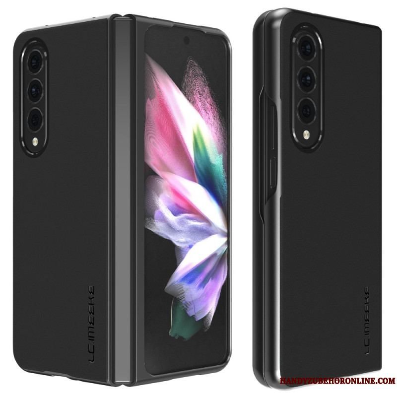 Cover Samsung Galaxy Z Fold 4 Lc. Imeeke Blødt Imiteret Læder