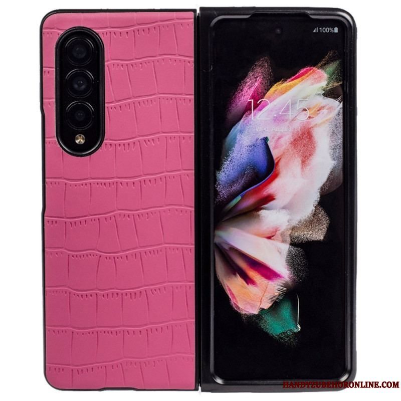 Cover Samsung Galaxy Z Fold 4 Præget Krokodille