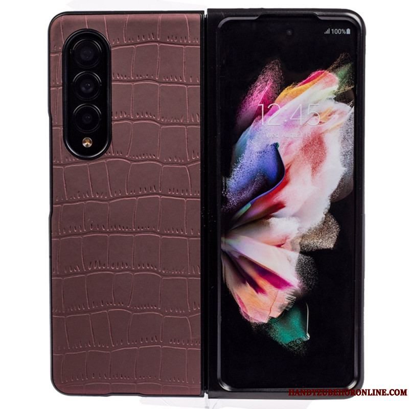 Cover Samsung Galaxy Z Fold 4 Præget Krokodille