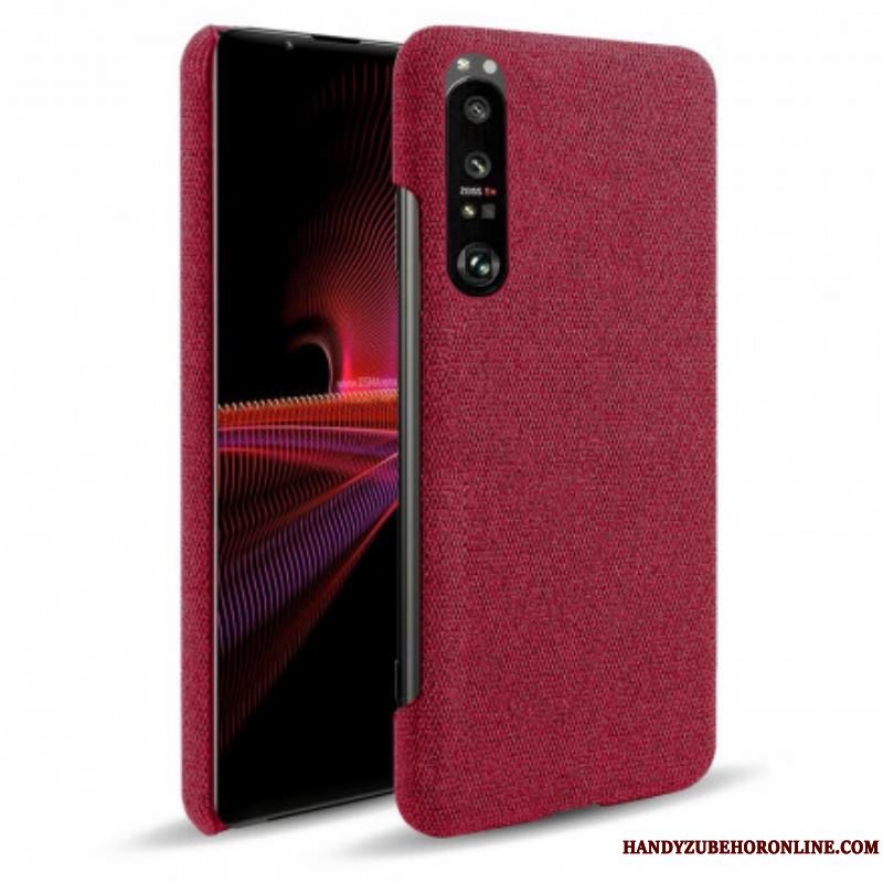 Cover Sony Xperia 1 III Teksturstof Ksq