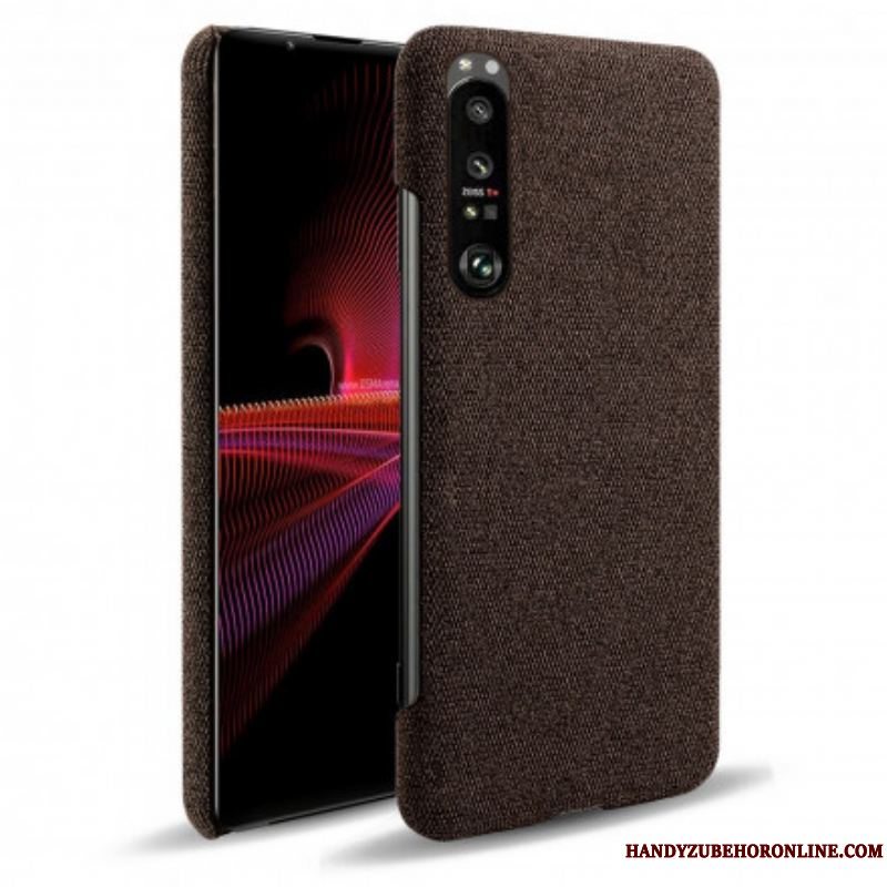 Cover Sony Xperia 1 III Teksturstof Ksq