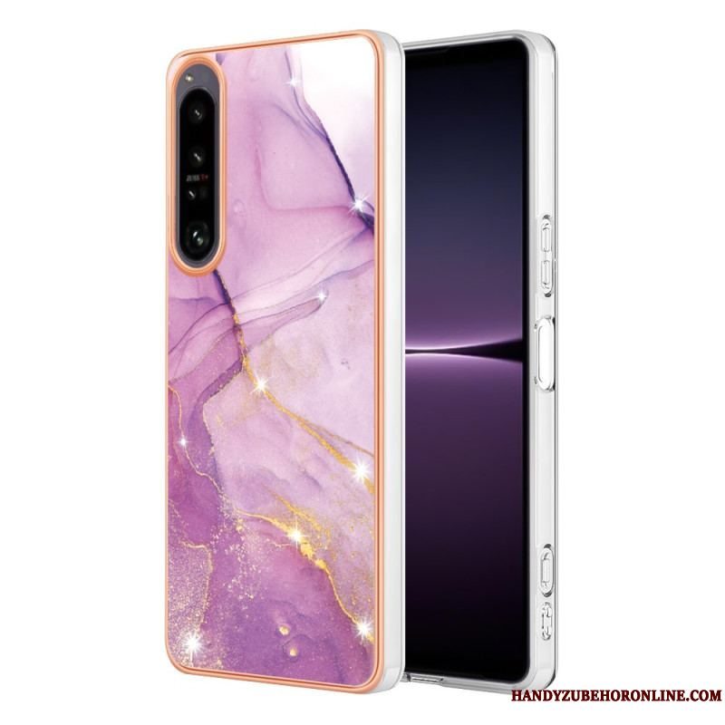 Cover Sony Xperia 1 IV Farvet Marmor