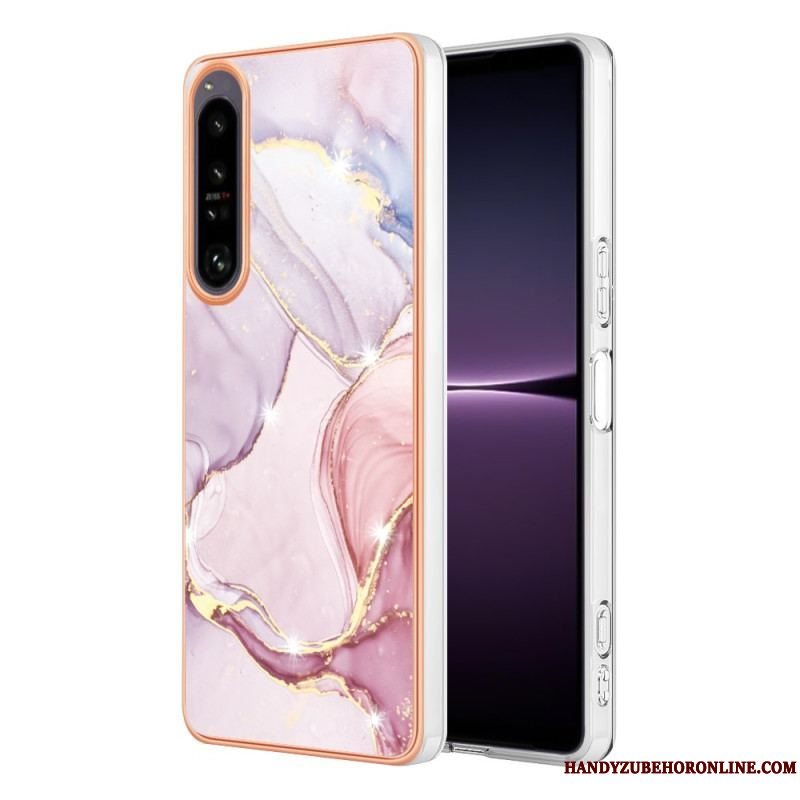 Cover Sony Xperia 1 IV Farvet Marmor