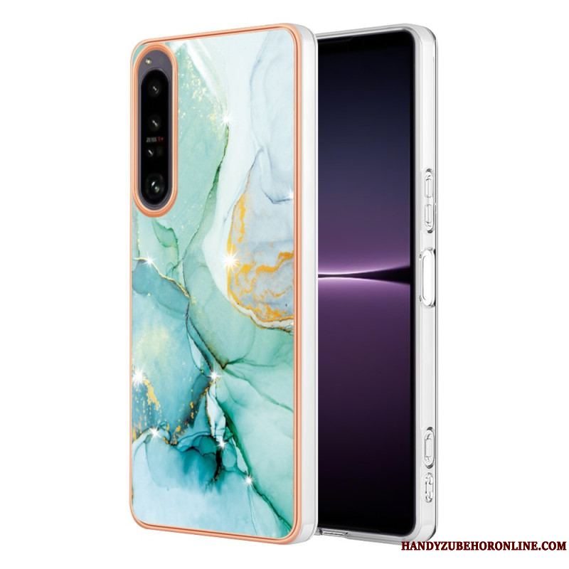 Cover Sony Xperia 1 IV Farvet Marmor