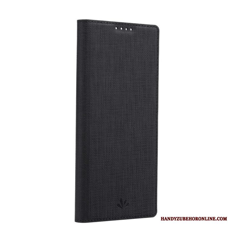 Cover Sony Xperia 10 IV Flip Cover Vili Stoftekstur