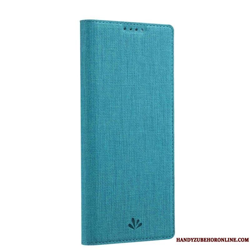 Cover Sony Xperia 10 IV Flip Cover Vili Stoftekstur