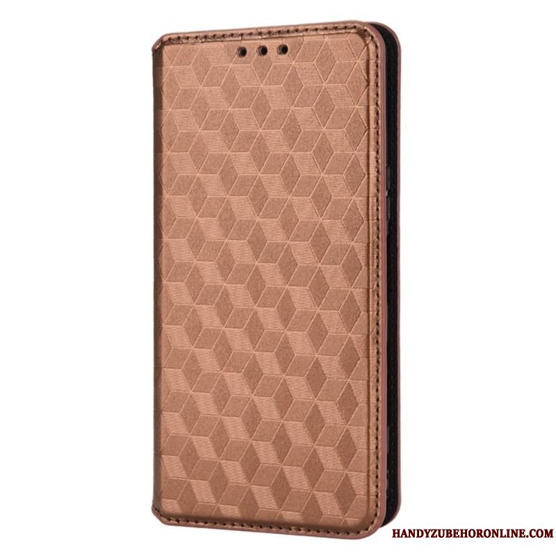 Cover Sony Xperia 5 IV Flip Cover 3d Tekstur