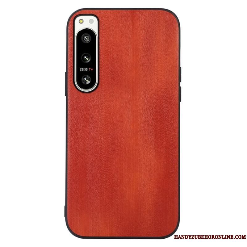 Cover Sony Xperia 5 IV Tekstureret Kunstlæder