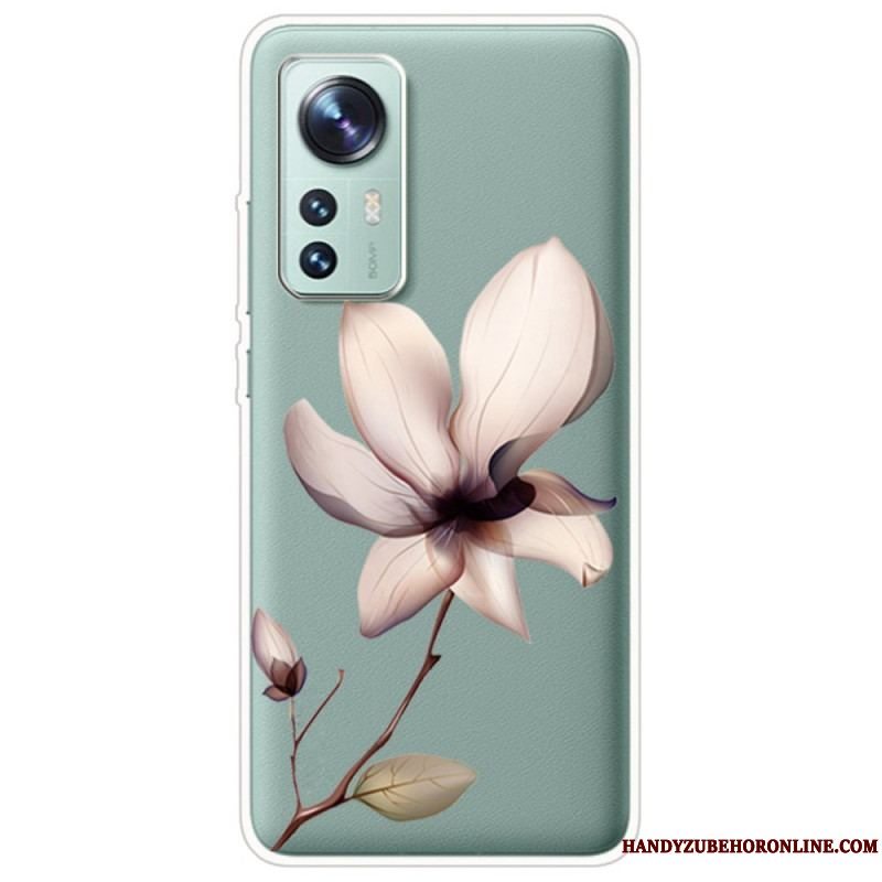 Cover Xiaomi 12 / 12X Gennemsigtig En Blomst