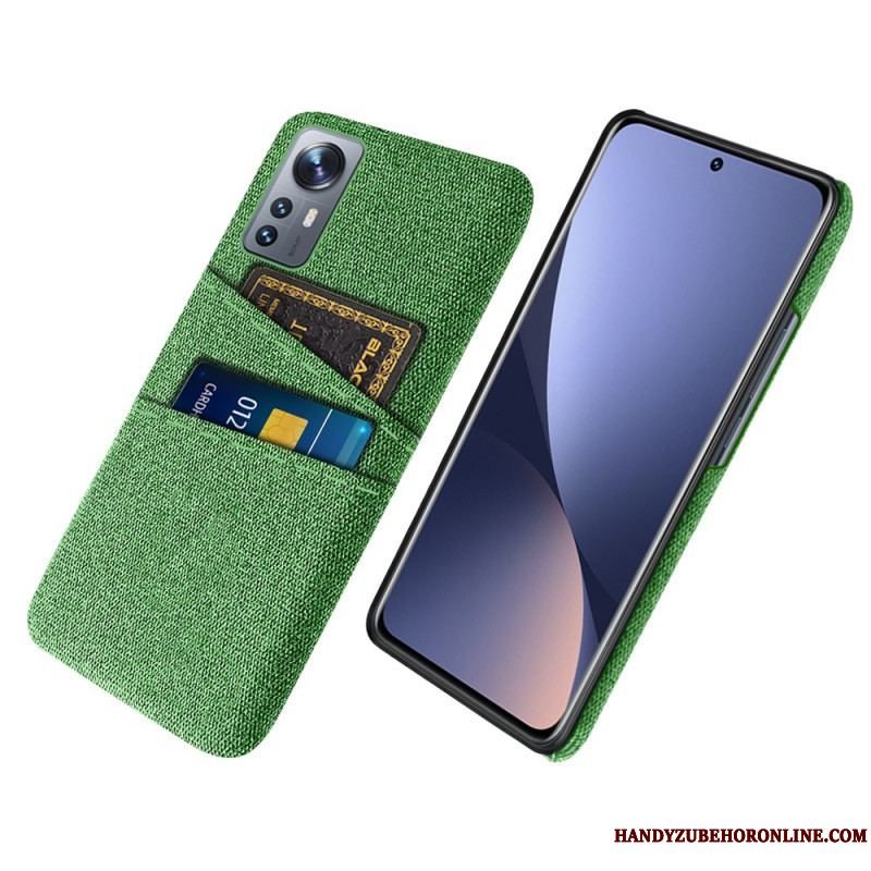 Cover Xiaomi 12 / 12X Kortholder Klud