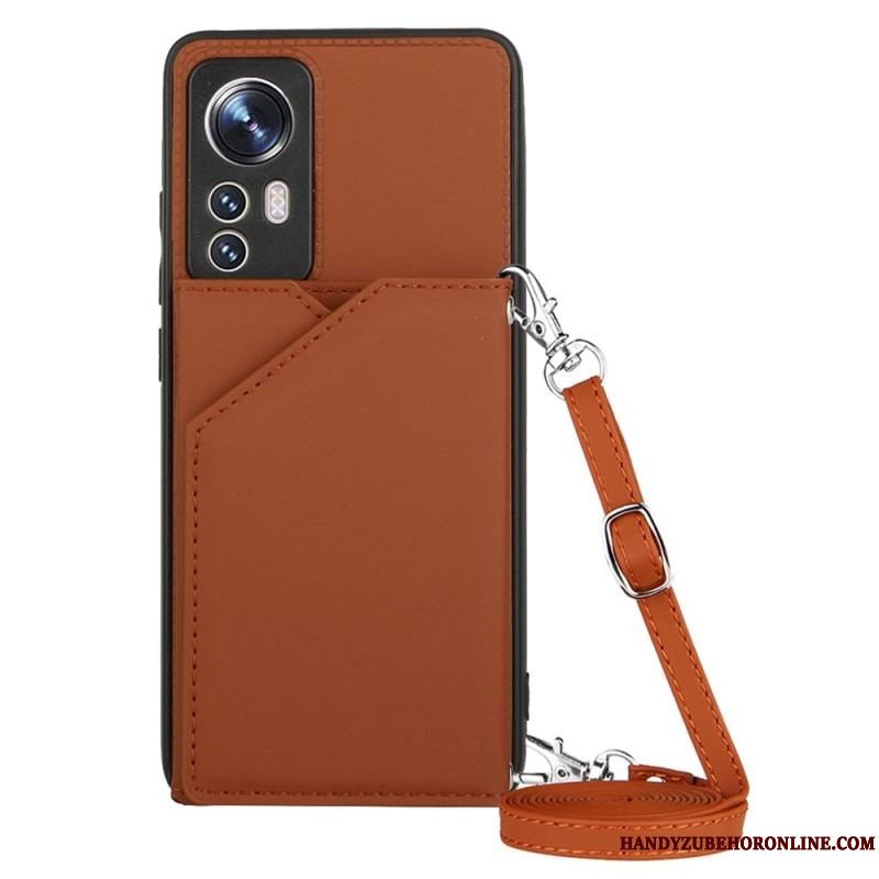 Cover Xiaomi 12 / 12X Kortholder Og Skulderrem