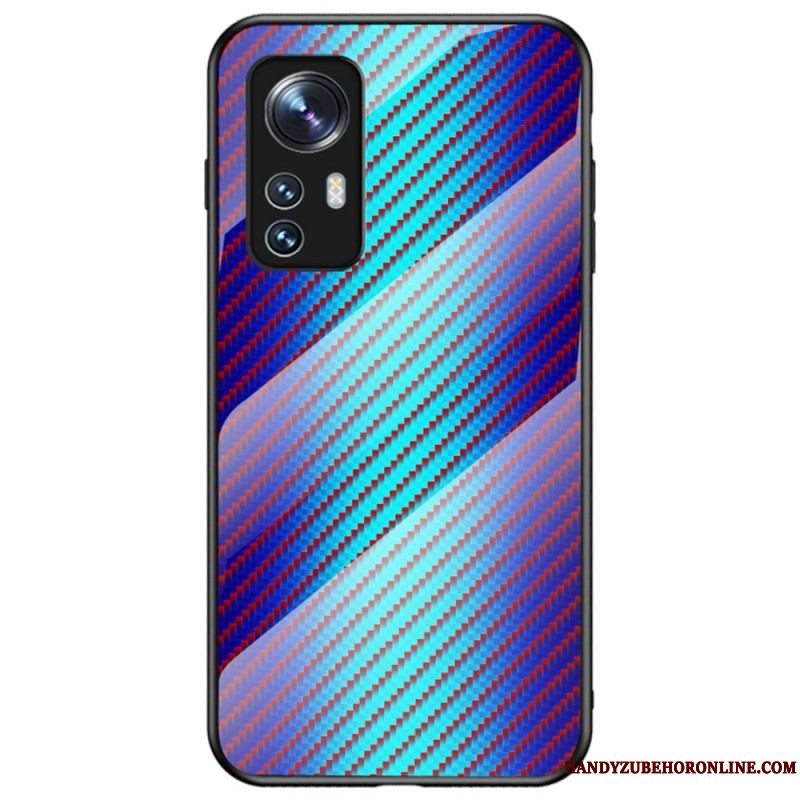 Cover Xiaomi 12 / 12X Kulfiber Hærdet Glas