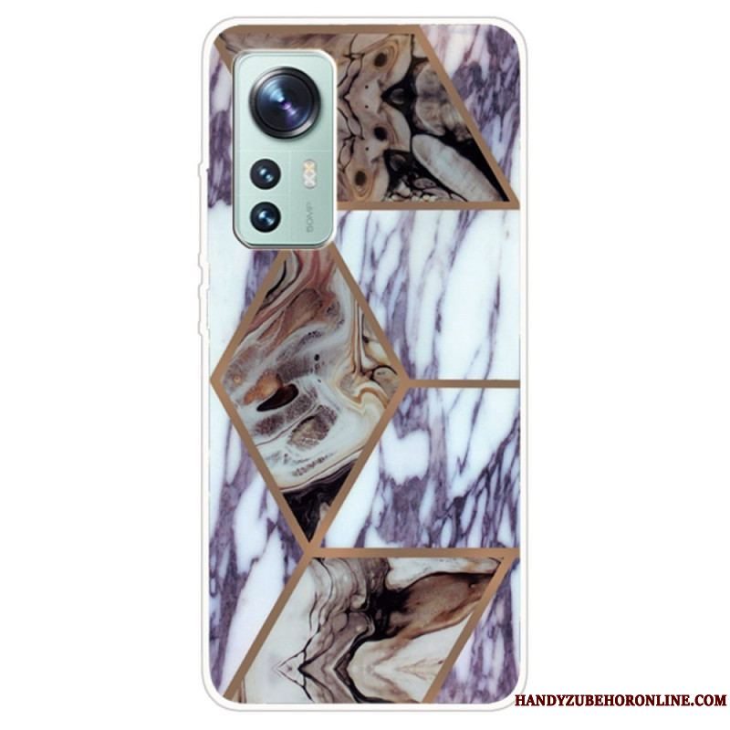 Cover Xiaomi 12 / 12X Silikone Marmor Design