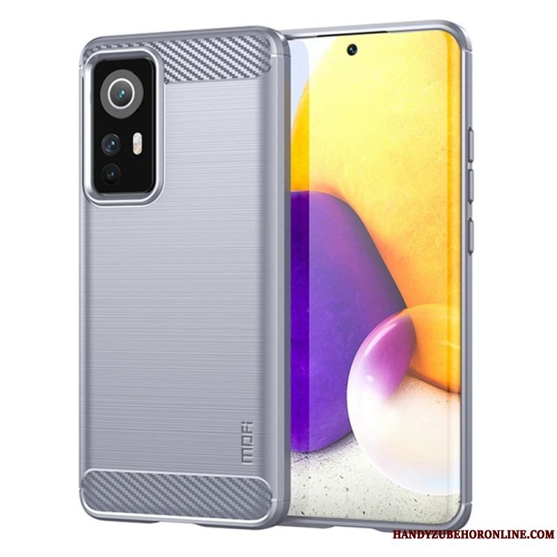 Cover Xiaomi 12 Lite Mofi Børstet Kulfiber