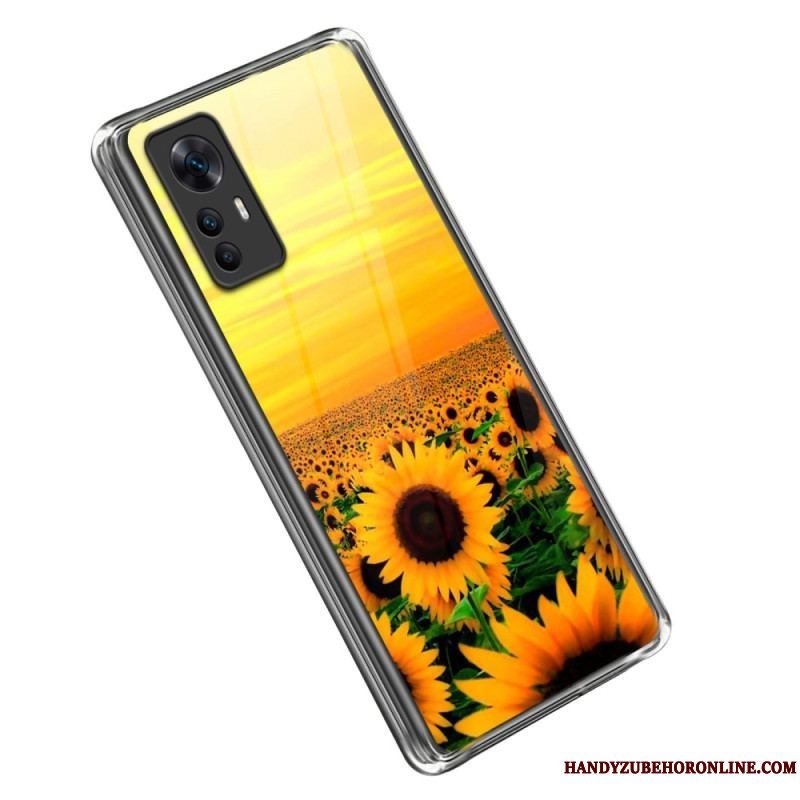 Cover Xiaomi 12T / 12T Pro Solblomster