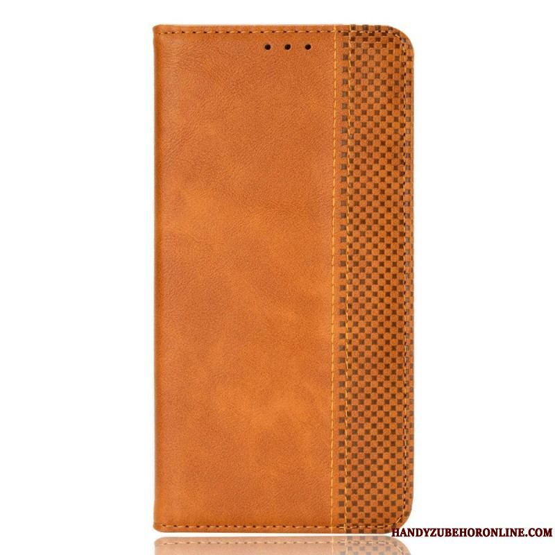 Cover Xiaomi 13 Flip Cover Vintage Læder Stil