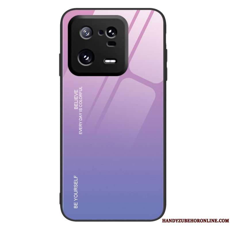 Cover Xiaomi 13 Pro Hærdet Glas Vær Dig Selv