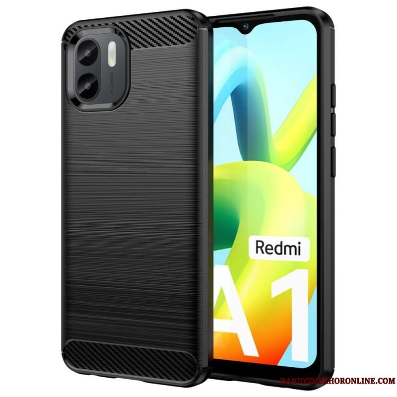 Cover Xiaomi Redmi A1 Børstet Kulfiber