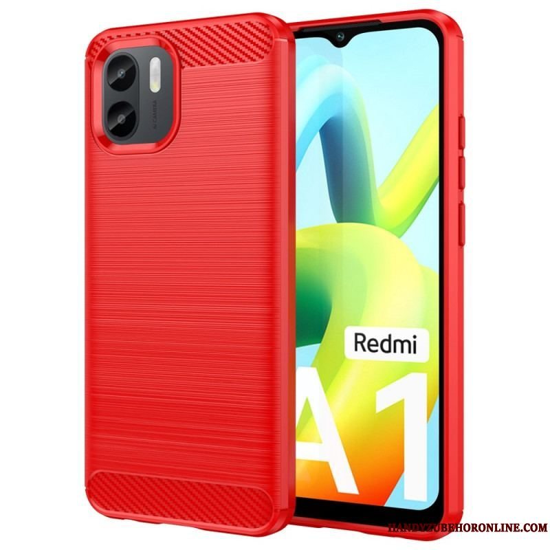Cover Xiaomi Redmi A1 Børstet Kulfiber