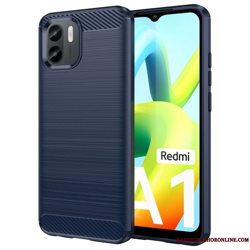 Cover Xiaomi Redmi A1 Børstet Kulfiber