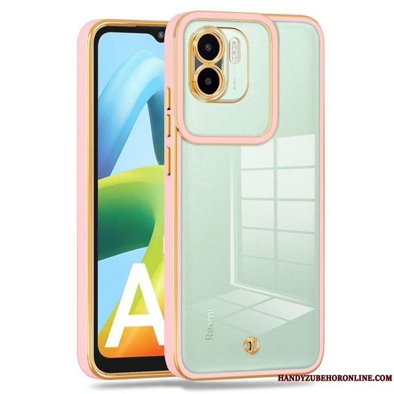 Cover Xiaomi Redmi A1 Kanter I Transparent Metalstil