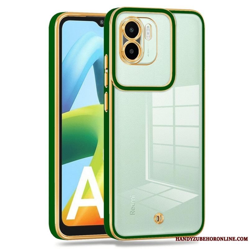 Cover Xiaomi Redmi A1 Kanter I Transparent Metalstil