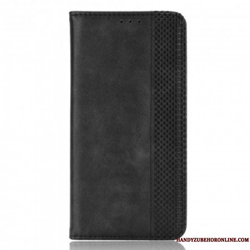 Cover Xiaomi Redmi Note 10 / 10S Flip Cover Stiliseret Vintage Lædereffekt