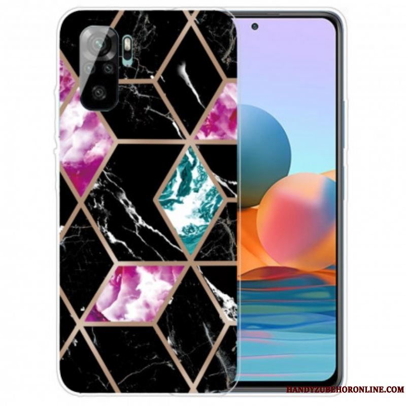 Cover Xiaomi Redmi Note 10 / 10S Intens Geometri Marmor