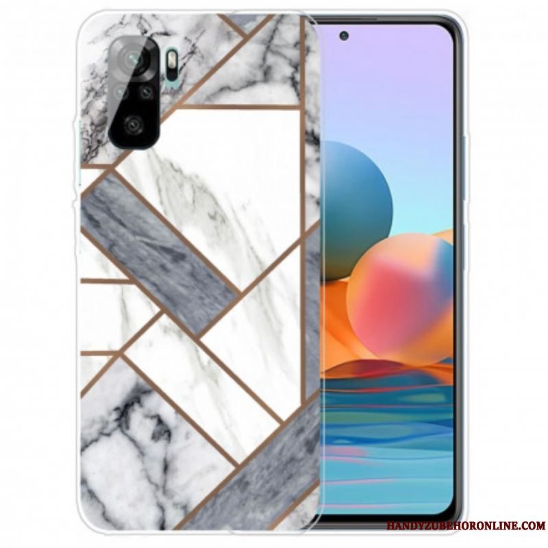 Cover Xiaomi Redmi Note 10 / 10S Intens Geometri Marmor