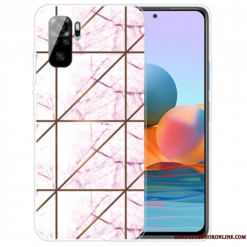 Cover Xiaomi Redmi Note 10 / 10S Intens Geometri Marmor