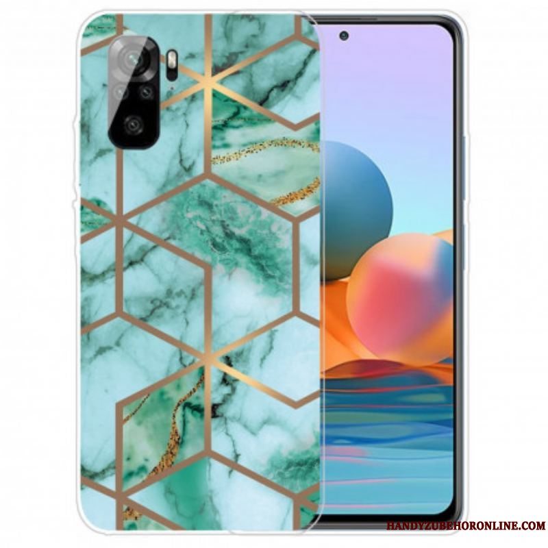 Cover Xiaomi Redmi Note 10 / 10S Intens Geometri Marmor