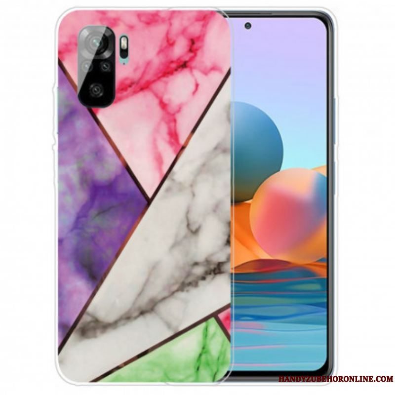 Cover Xiaomi Redmi Note 10 / 10S Intens Geometri Marmor