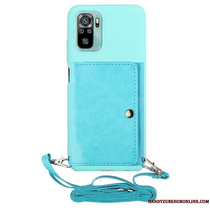 Cover Xiaomi Redmi Note 10 / 10S Kortholder Til Skulderrem