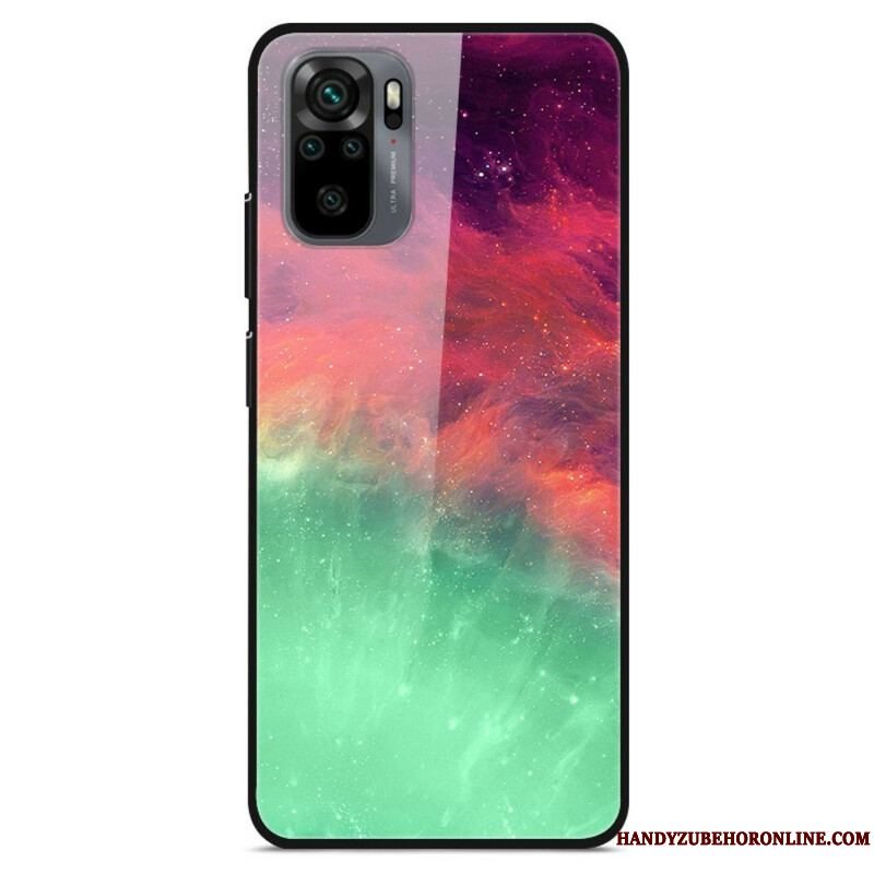 Cover Xiaomi Redmi Note 10 / 10S Premium Farver Hærdet Glas