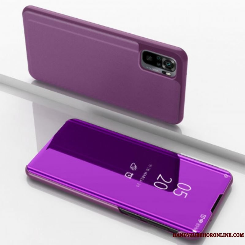 Cover Xiaomi Redmi Note 10 / 10S Spejl Og Kunstlæder