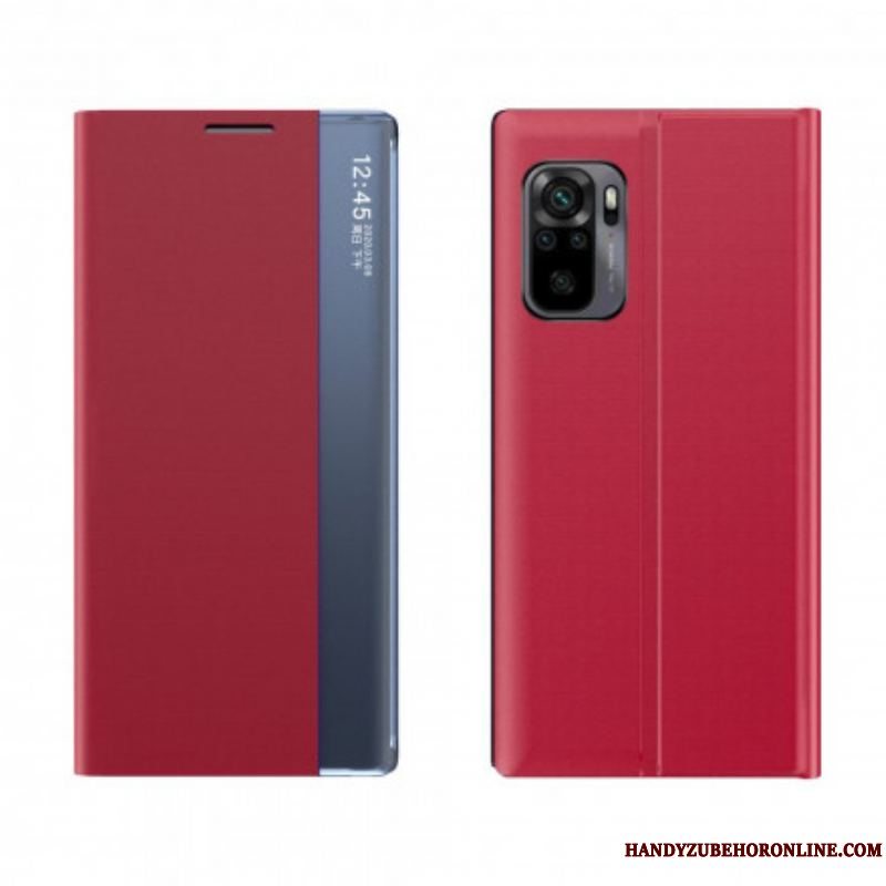 Cover Xiaomi Redmi Note 10 / 10S Tekstureret Kunstlæder