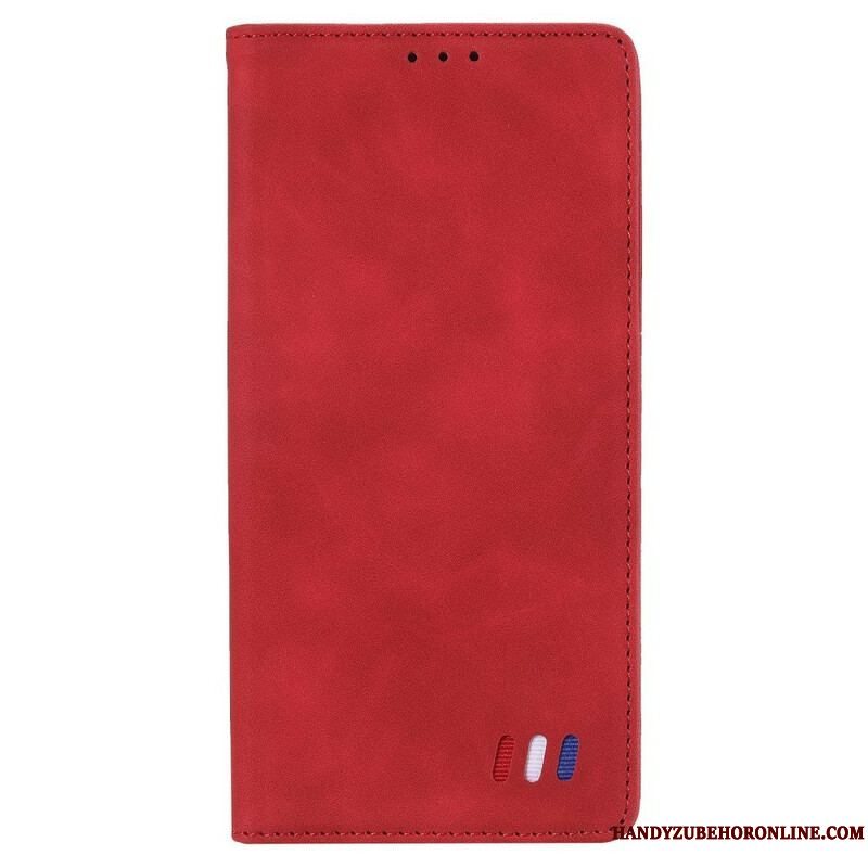Cover Xiaomi Redmi Note 10 5G Flip Cover Trefarvet Læderstil