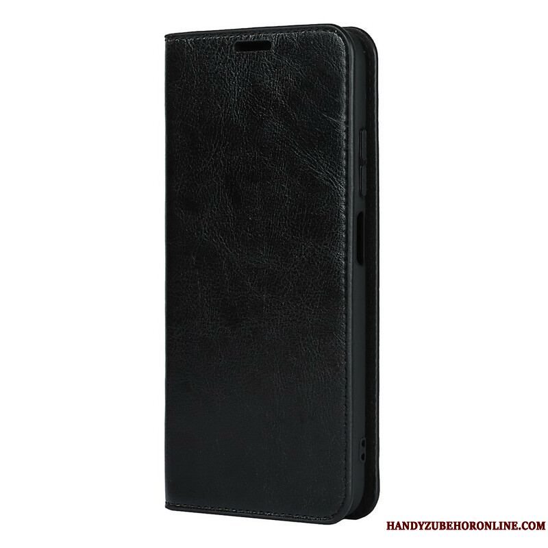 Cover Xiaomi Redmi Note 10 5G Flip Cover Ægte Læder