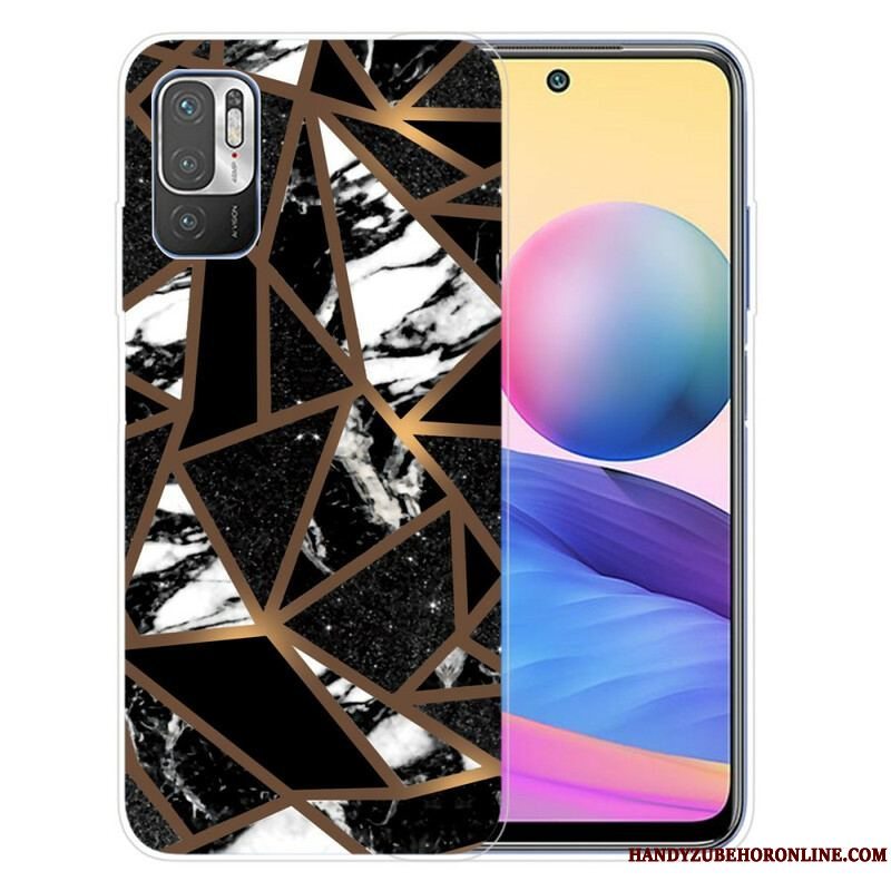 Cover Xiaomi Redmi Note 10 5G Geometrisk Marmor