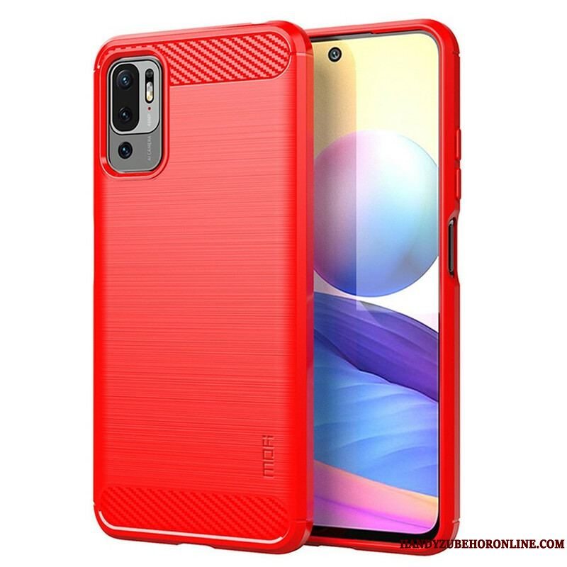 Cover Xiaomi Redmi Note 10 5G Mofi Børstet Kulfiber