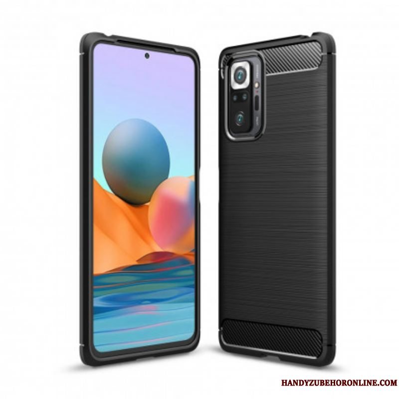 Cover Xiaomi Redmi Note 10 Pro Børstet Kulfiber