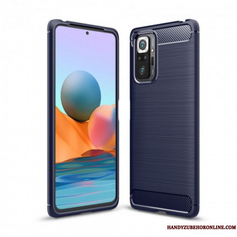 Cover Xiaomi Redmi Note 10 Pro Børstet Kulfiber