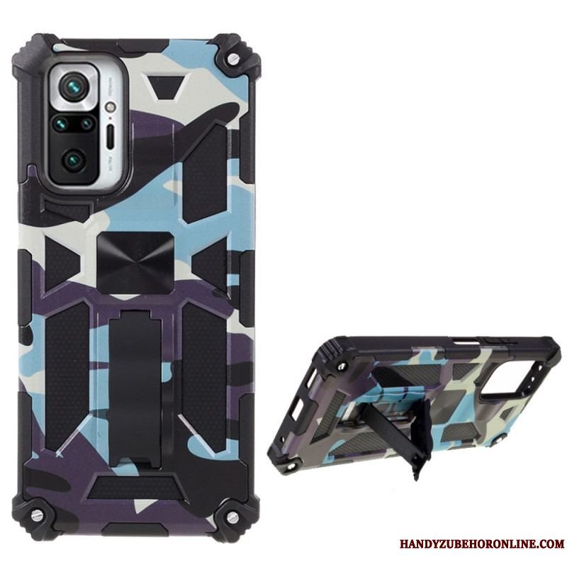 Cover Xiaomi Redmi Note 10 Pro Camouflage Aftagelig Støtte