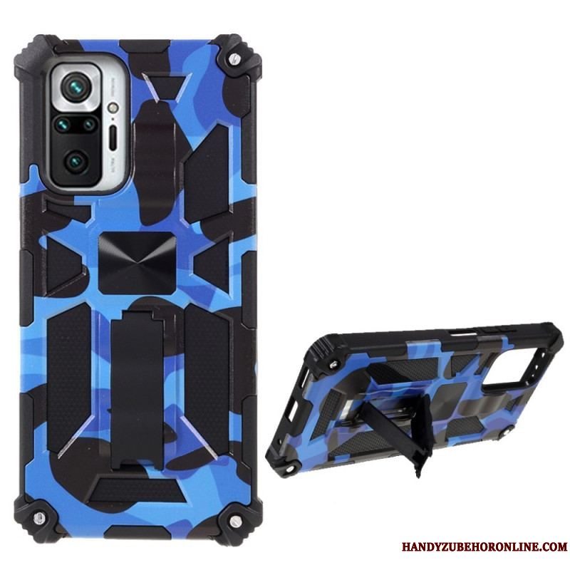 Cover Xiaomi Redmi Note 10 Pro Camouflage Aftagelig Støtte