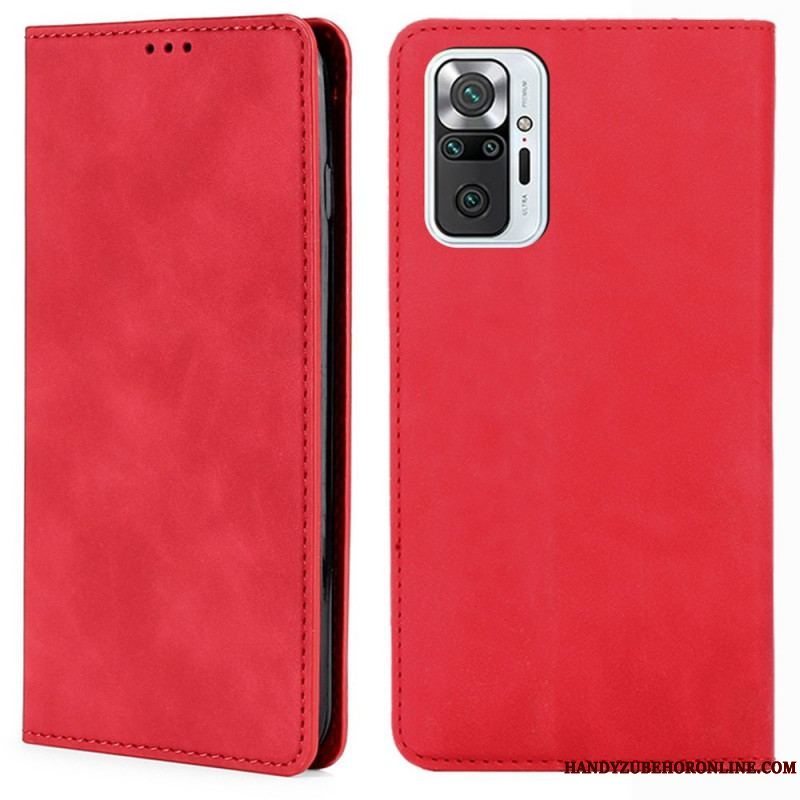 Cover Xiaomi Redmi Note 10 Pro Flip Cover Klassisk Skin-touch